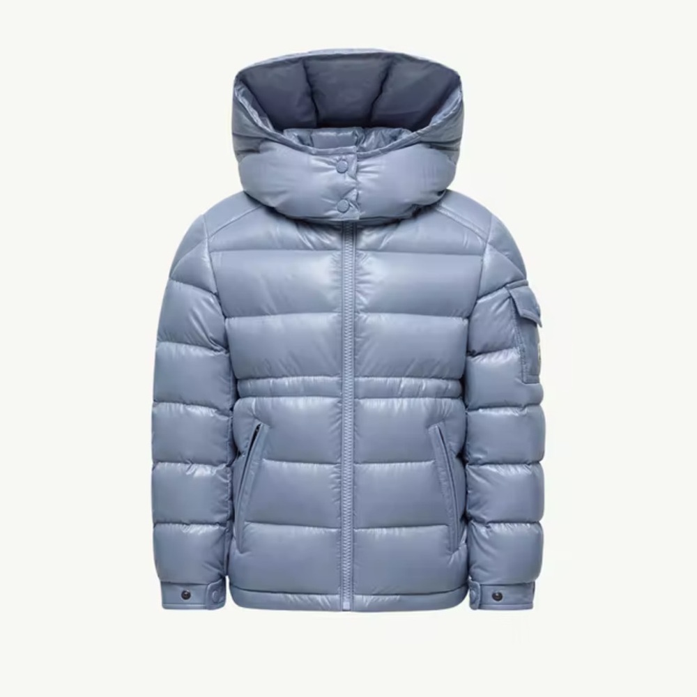 Moncler Kids Blue Puffer Jacket